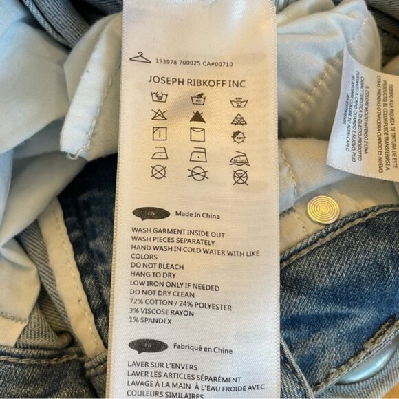 Joseph Ribkoff cropped jeans size 8 - Picture 13 of 14